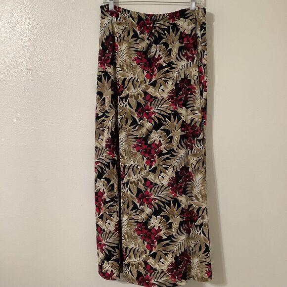 Vintage Y2K Floral Tropical Fairy Grunge Fairycore Stretchy Boho Skirt Set L - Picture 5 of 8